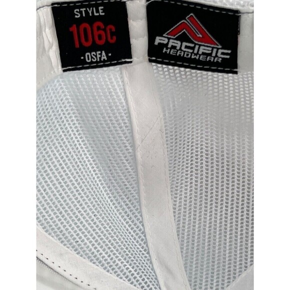 New Pacific Headwear Aggressive Heather Trucker Curved Snapback Cap 106C - Picture 7 of 7